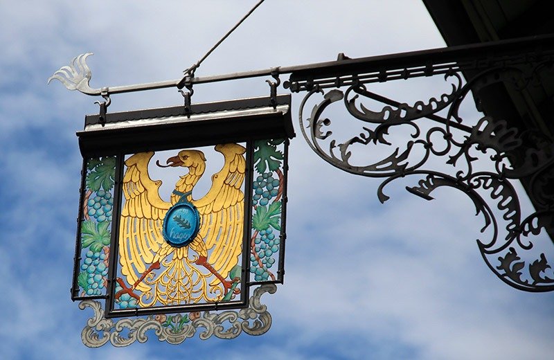 placa aguia de ferro liechtenstein